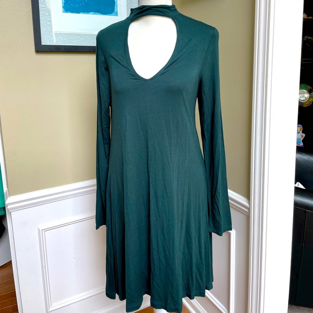 Express emerald green tunic, size M